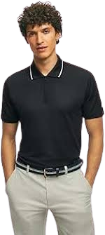 Classic Black Polo T-Shirt for Men