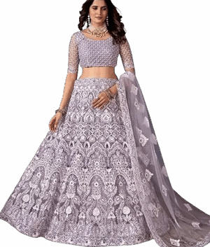 Designer Embroidered Lehenga Choli with Dupatta