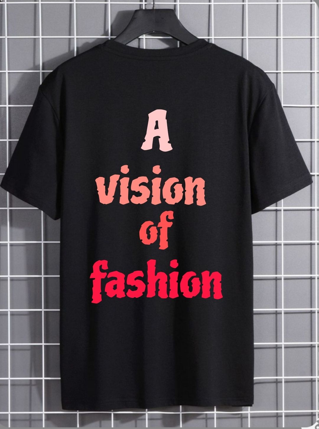 A Vision of Fashion” Gradient Graphic Tee