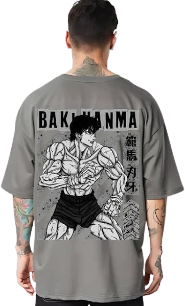 Baki Hanma Anime Oversized Graphic T-Shirt