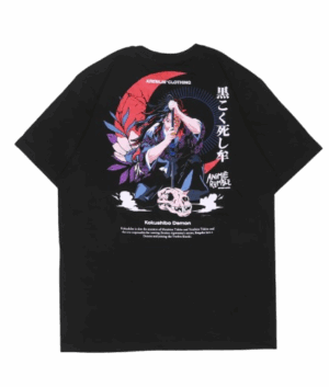 Anime Rumble Kokushibo Demon Oversized Graphic T-Shirt