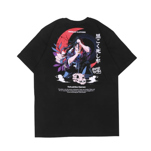Anime Rumble Kokushibo Demon Oversized Graphic T-Shirt