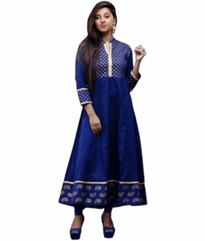Blue Anarkali Kurti