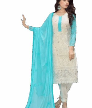 Chikankari Anarkali Kurti Set